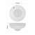 EMOS PIR Motion Sensor, 360° detection, 6m range, white, dimensions