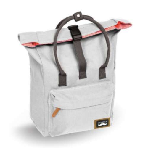 STARPAK Grauer Roll Top Rucksack für Mädchen