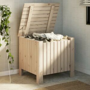 vidaXL RANA ladă de depozitare din lemn masiv de pin cu capac 60 x 49 x 54 cm 116188882 - Depozitare și organizare