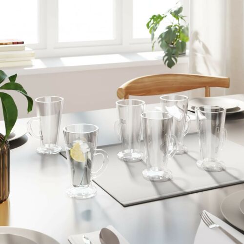 vidaXL 6 db latte pohár fogantyúval 250 ml 116194375