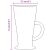 vidaXL 6 db latte pohár fogantyúval 250 ml 116194375