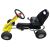 vidaXL pedálos gokart sárga 116230010