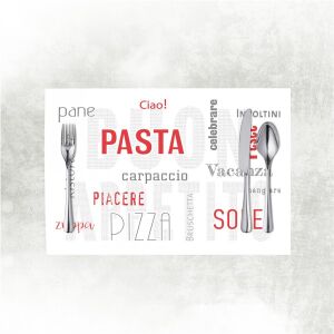 Mank Papír Terítő - Pasta Dizájn - 40x30cm - 100 db 116257173 - Tányéralátét