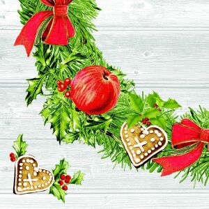 Ünnepi asztali szalvéták Linclass - Advent / 40 x 40 cm / 50 db 116257345 - Háztartási papírtermék