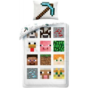 Minecraft Ágyneműhuzat - 140x200 cm, 70x90 cm 116259049 - Ágytakaró