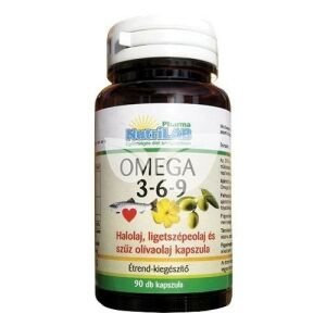 Nutrilab Omega 3-6-9 étrend-kiegészítő, 90 kapszulás üveg - Nutrilab