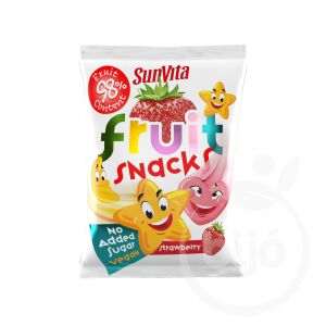 Sunvita fruit snacks eper 20 g 125275280 - Cukorka