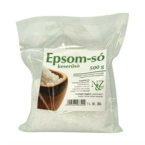 N&Z Epsom só 500g, magnézium-szulfát heptahidrát, keserűsó - Fürdősó