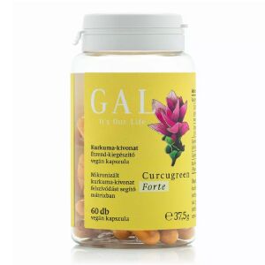 GAL Curcugreen Forte kurkuma étrend-kiegészítő kapszula, 60 darabos kiszerelés - GAL