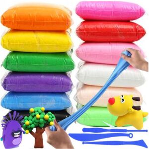 12-pakietowa kolorowa plastelina z narzędziami, idealna dla dzieci do tworzenia i zabawy - Sternhoff