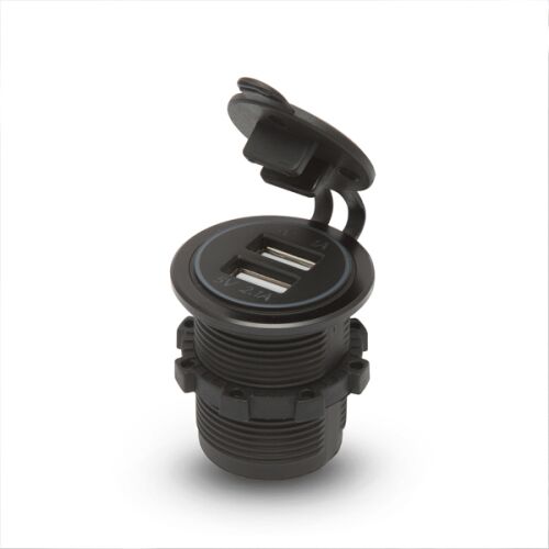 Adaptor Bricheta Auto USB 3.1A nyitott védőkupakkal - MNC