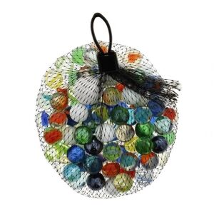 Sada 100 ks sklenených guličiek do praku, viacfarebné, 14 mm 116268288 - Sklenené guličky