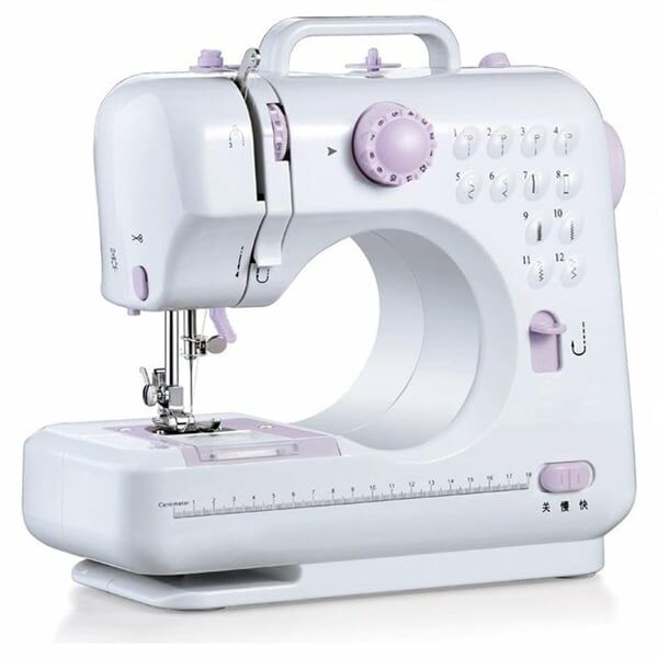 Електрическа шевна машина, 12 вида шевове, вградена светлина, 28x12x26см