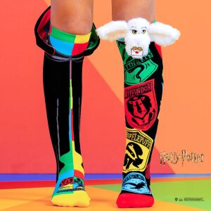 Madmia унисекс фентъзи цветни дълги чорапи Hogwards и Hedwig 6-99 години 116270336 - Детски чорапи, чорапи за коляно