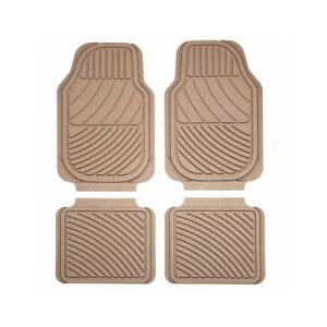 Covorase auto universale, 4 buc din cauciuc durabil, Bej 116272829 - Covoare auto
