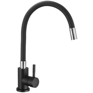 Rea Clever schwarze Küchenarmatur mit flexiblem Auslauf - Wasserhahn