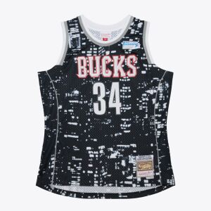 Mitchell & Ness Nba Dark Jersey All-Star 2015 Giannis Anteokounmpo Tricou De Sport Bărbati Negru/Alb M 116275257 - Tricouri de baschet