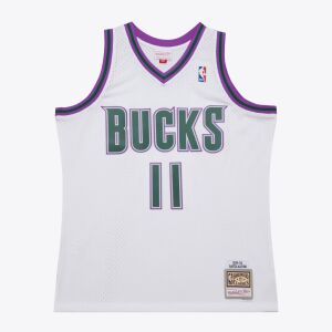 Mitchell & Ness Nba White Jersey Bucks 1999 Rafer Alston Trikot Männer Weiß M 116275254 - Mitchell & Ness