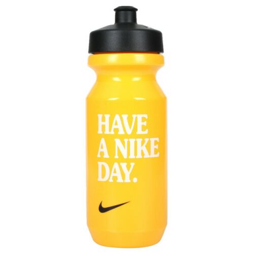 Żółta butelka na wodę Nike z napisem 'Have a Nike Day'