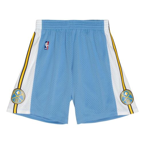 Mitchell & ness nba road shorts nuggets 2016 rövidnadrág férfi kék m 116275473