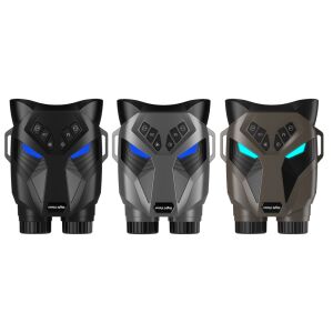 Binoclu cu vizor nocturn Digital Wolf în culorile negru, gri și maro - Binocluri