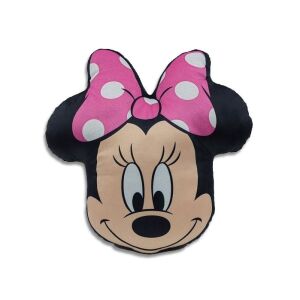 Disney Minnie Mouse 3D formápárna, díszpárna, 35 cm, velür - Homyl