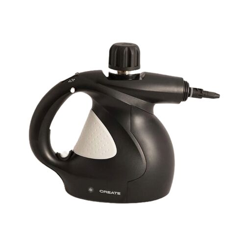 Curățător cu abur portabil CREATE, negru, 1100W, rezervor de apă de 250ml