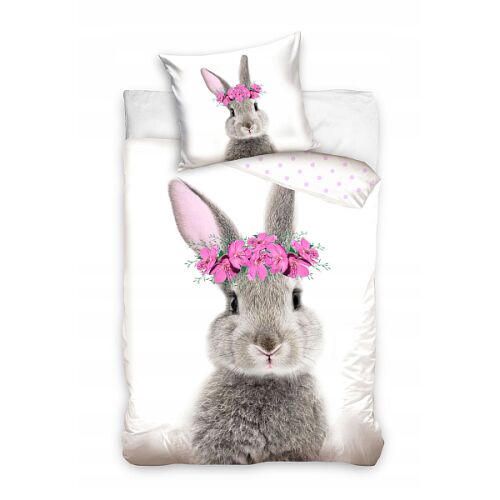 Nyuszis ágyneműhuzat szett 140x200 cm 116280604