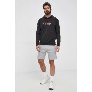 Tommy Hilfiger pánska čierna mikina s kapucňou s červeným, bielym a modrým logom - Móda&obliekanie