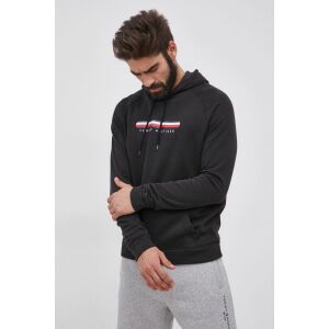 Tommy Hilfiger Herren Kapuzenpullover schwarz mit Logo - Tommy Hilfiger