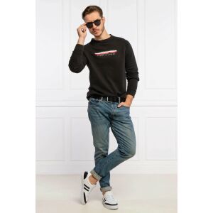Tommy Hilfiger Herren-Sweatshirt in Schwarz mit Logo - Tommy Hilfiger