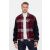 Tommy Hilfiger Herren Varsity Bomberjacke in Rot und Blau, Vorderansicht