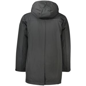 North Sails Herren schwarze Kapuzenjacke, Rückansicht - Herrenbekleidung