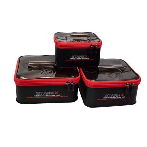 Nytro StarkX Ultra-EVA kiegészítő tok szett, kis négyzet alakú cipzáras horgászeszköz tároló dobozok - NYTRO