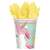 Unicorn paper cups, 8 pack, disposable cups, party supplies, birthday party, unicorn theme