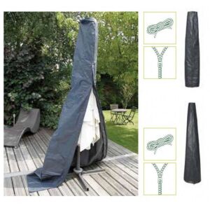 Napernyő takaró - 27/42x202 cm cipzáras rendszerrel és kötél részlettel. - Nature