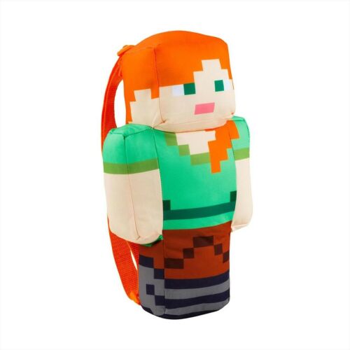 Minecraft Alex Plyšový Ruksak - 30cm - Rozbalený