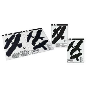 Madárriasztó ablakmatrica, sólyom sziluett matrica a madárütközések megelőzésére, 5 darabos készlet - Swissinno