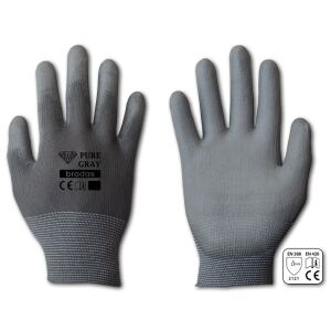 Bradas Pure Grey poliuretán kesztyű 8&amp;quot - M méret (RWPGY8) 116305308 - Védőfelszerelés