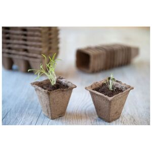 Tőzeg cserép - 6x6x6cm - 16 db 116305316 - Növénytermesztés