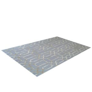 Bakero Vegas hellblauer Teppich auf weißem Hintergrund - Innenarchitektur