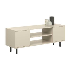 Focus Kaschmir RTV Schrank 135 cm - schwarze Beine 116340051 - Wohnzimmermöbel