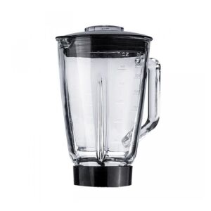 Elite Electronics® 1.5 literes üveg turmix edény műanyag fedővel konyhai robotgéphez 116347577 - Konyhai robotgép kiegészítő