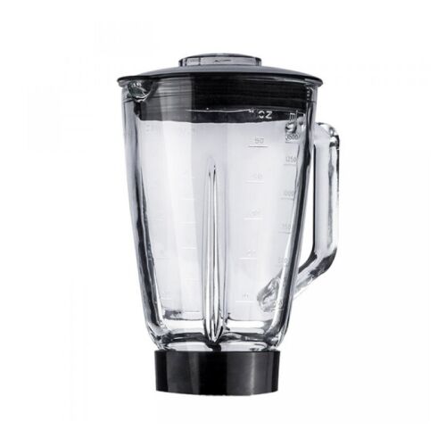 Elite Electronics® 1.5 literes üveg turmix edény műanyag fedővel konyhai robotgéphez 116347577