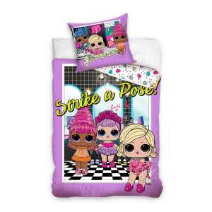 LOL Surprise ágyneműhuzat garnitúra, 140x200cm paplanhuzat és 70x90cm párnahuzat - Carbotex
