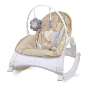 Lorelli Enjoy rezgő-zenélő Pihenőszék - Macis#bézs 30328500