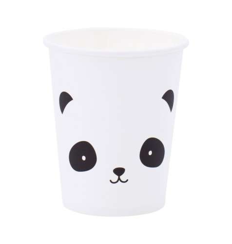 A Little Lovely Company – Papírpohár, Panda (12 db) 30484170