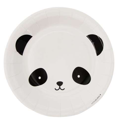 A Little Lovely Company – Papírtányér, Panda (12 db) 30488882