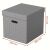 ESSELTE "Home" Grey Cube Storage Boxes - 3 pcs/pack 80903735