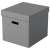 Esselte Home Storage Box, Cube Shape, Grey, 3 Pack